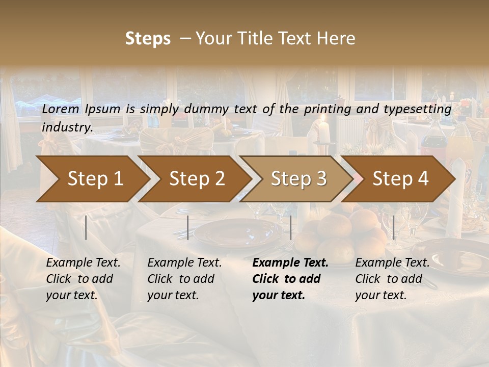 Wine Tablecloth Holiday PowerPoint Template