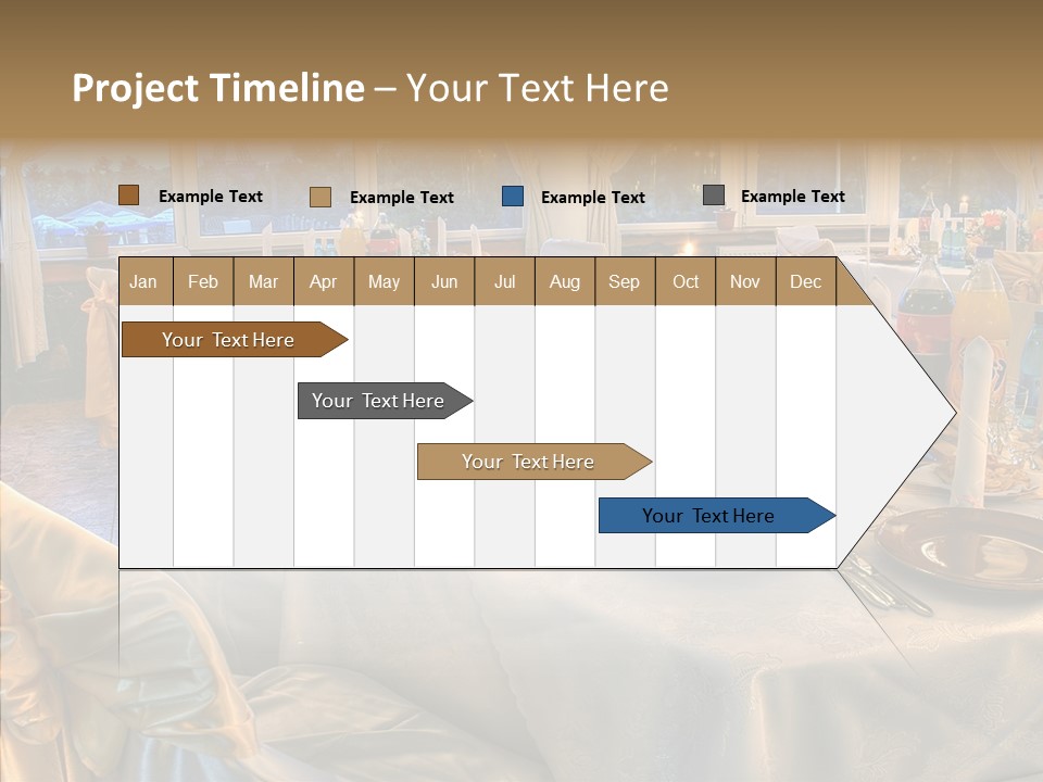 Wine Tablecloth Holiday PowerPoint Template