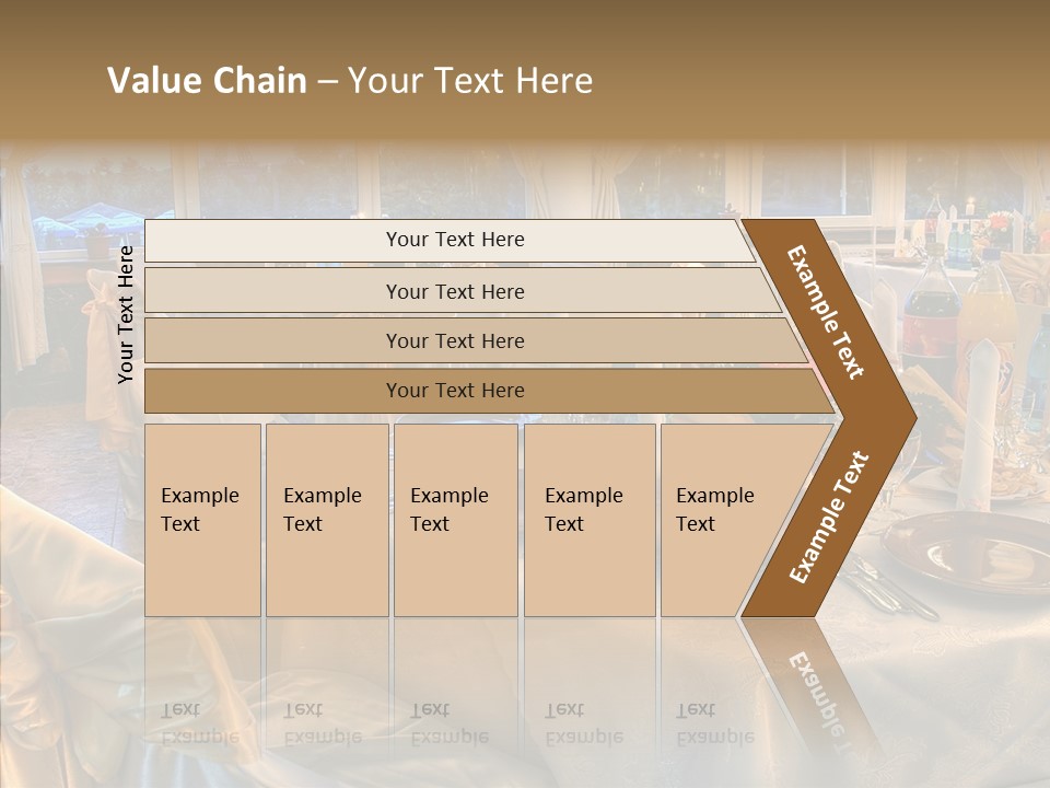 Wine Tablecloth Holiday PowerPoint Template