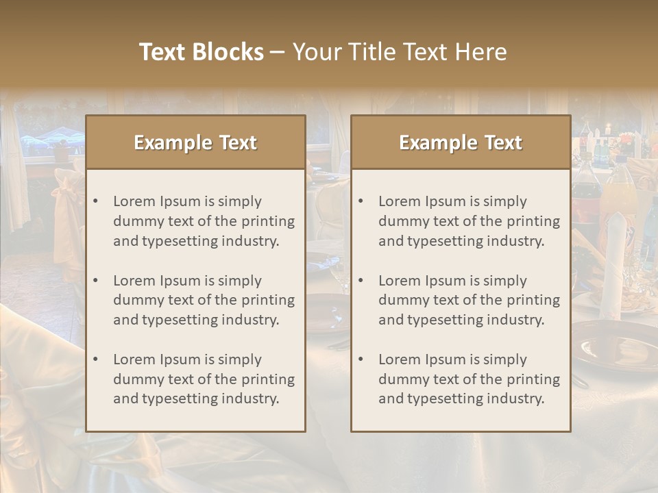 Wine Tablecloth Holiday PowerPoint Template