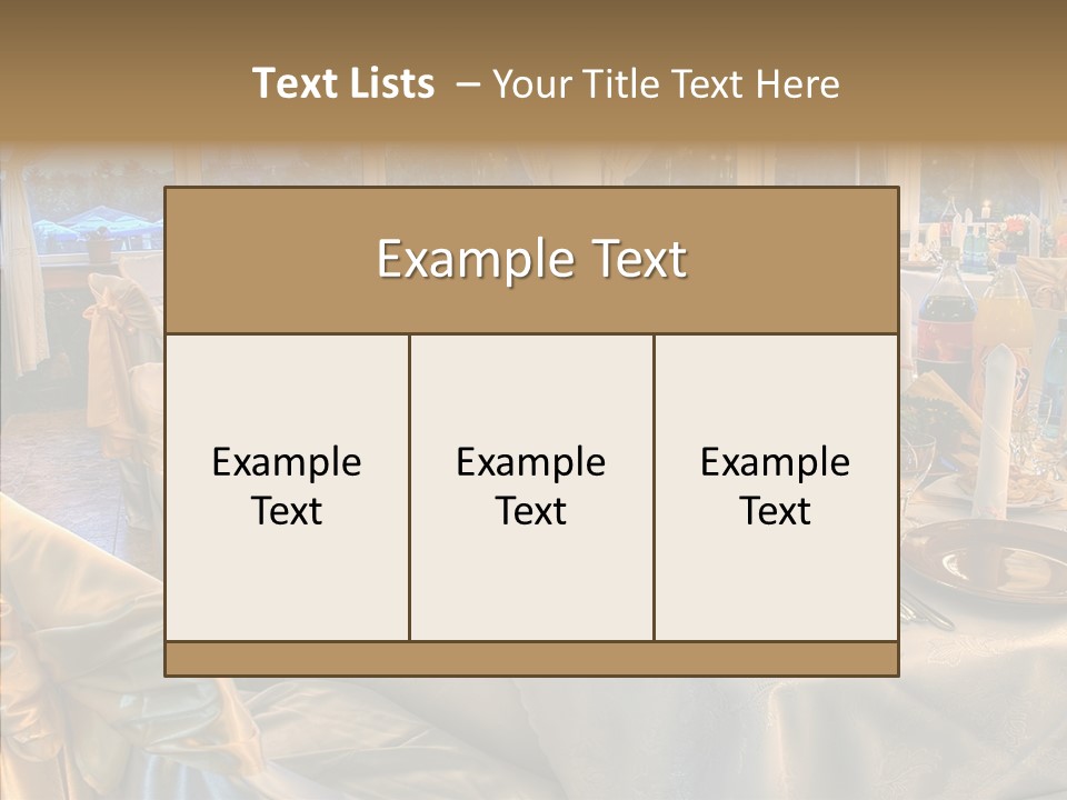 Wine Tablecloth Holiday PowerPoint Template