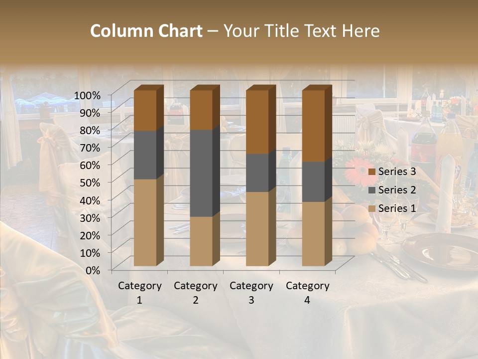 Wine Tablecloth Holiday PowerPoint Template