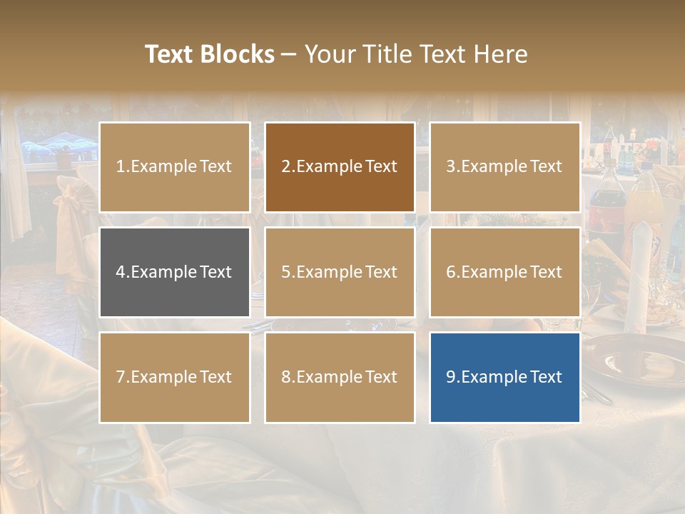 Wine Tablecloth Holiday PowerPoint Template