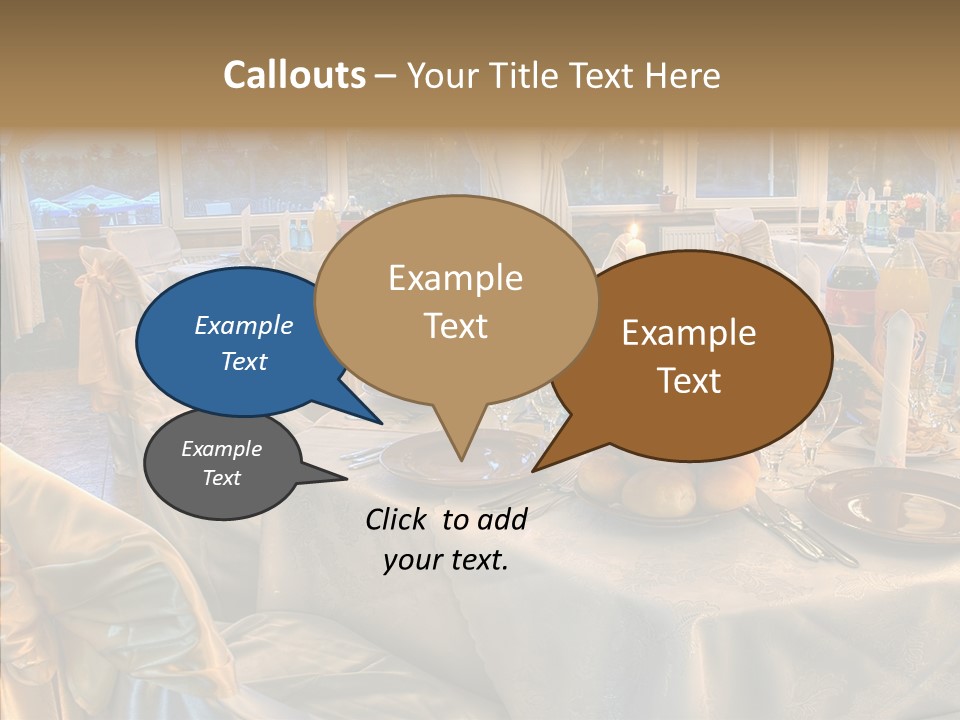 Wine Tablecloth Holiday PowerPoint Template