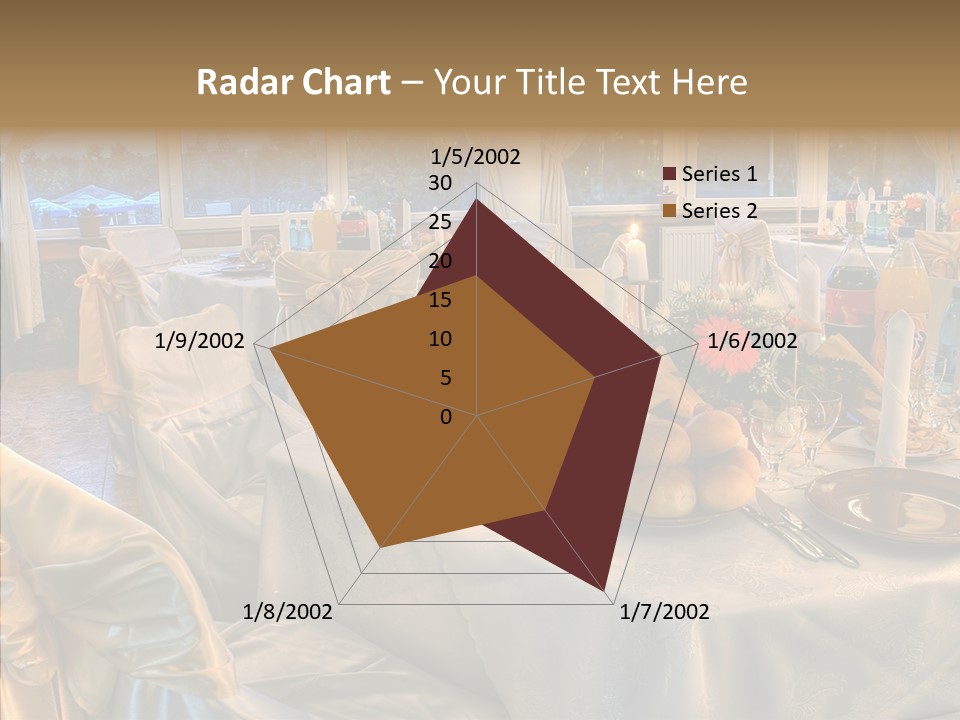Wine Tablecloth Holiday PowerPoint Template