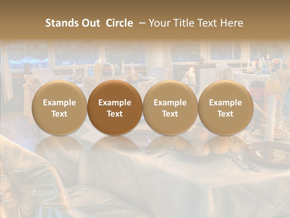 Wine Tablecloth Holiday PowerPoint Template