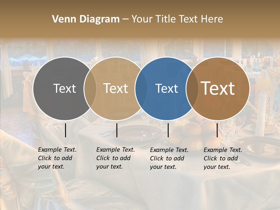 Wine Tablecloth Holiday PowerPoint Template