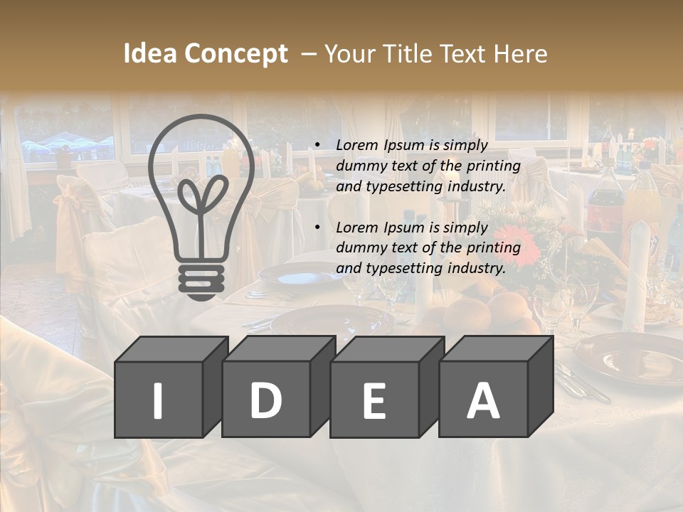 Wine Tablecloth Holiday PowerPoint Template