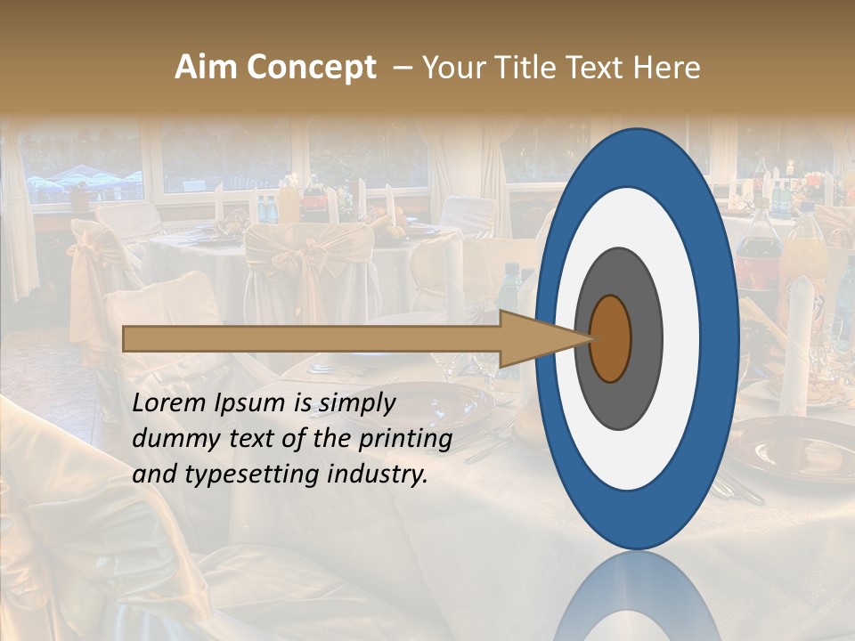 Wine Tablecloth Holiday PowerPoint Template