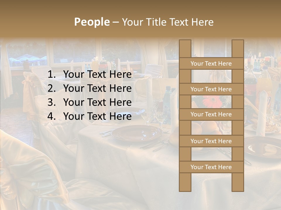 Wine Tablecloth Holiday PowerPoint Template