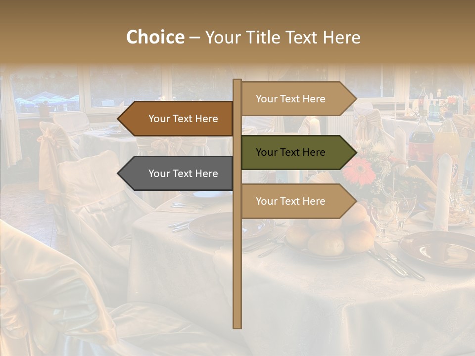 Wine Tablecloth Holiday PowerPoint Template