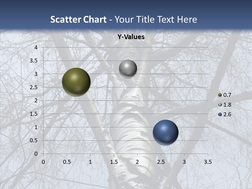 Plant Tree Black PowerPoint Template