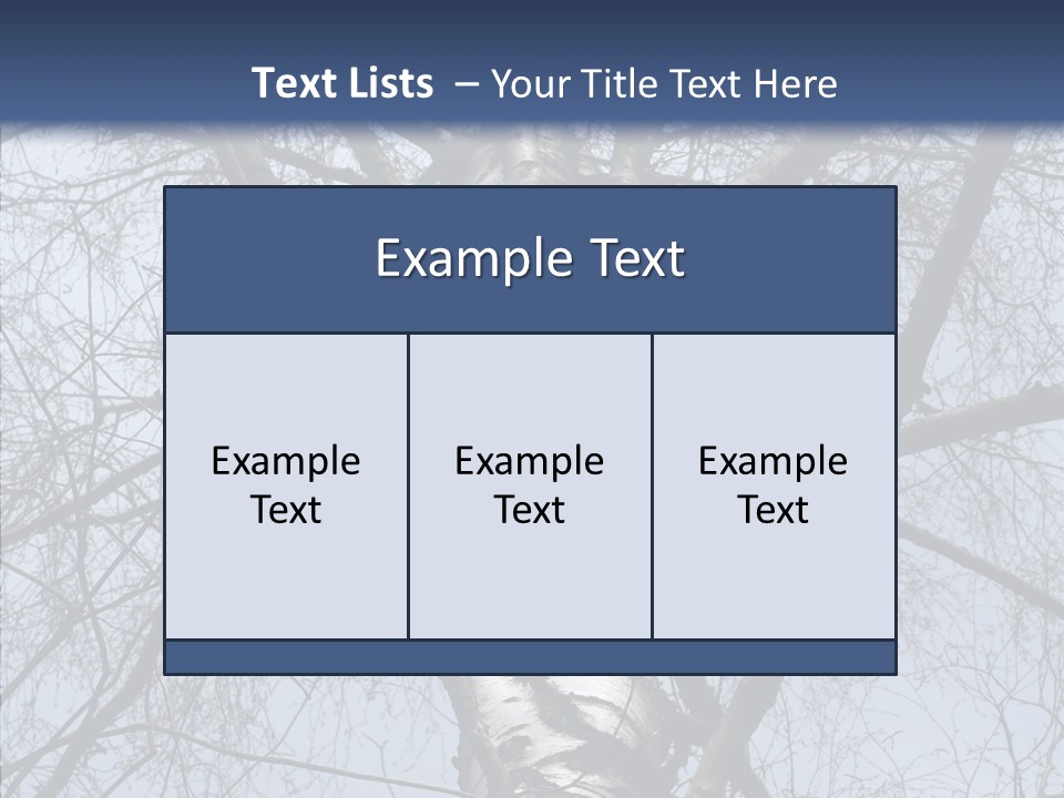 Plant Tree Black PowerPoint Template