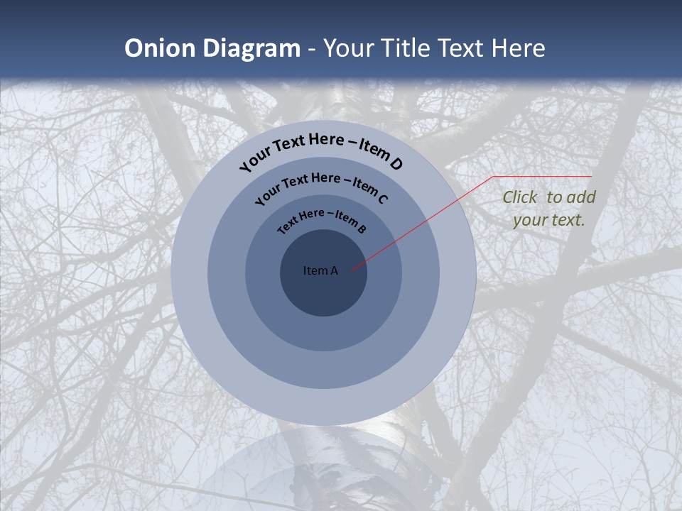 Plant Tree Black PowerPoint Template