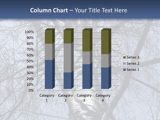 Plant Tree Black PowerPoint Template