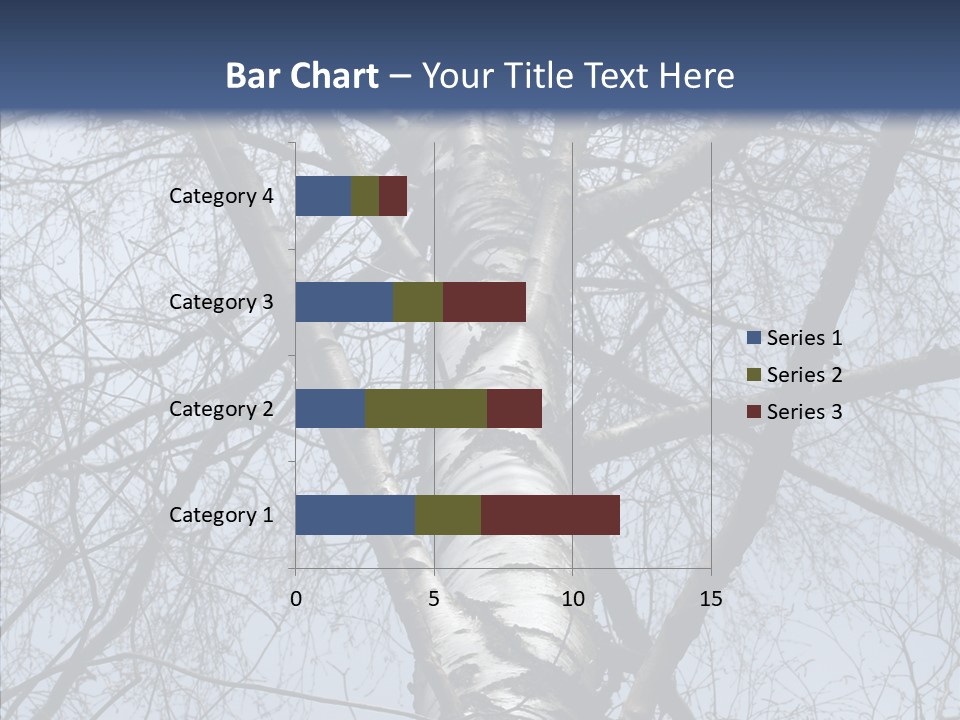 Plant Tree Black PowerPoint Template