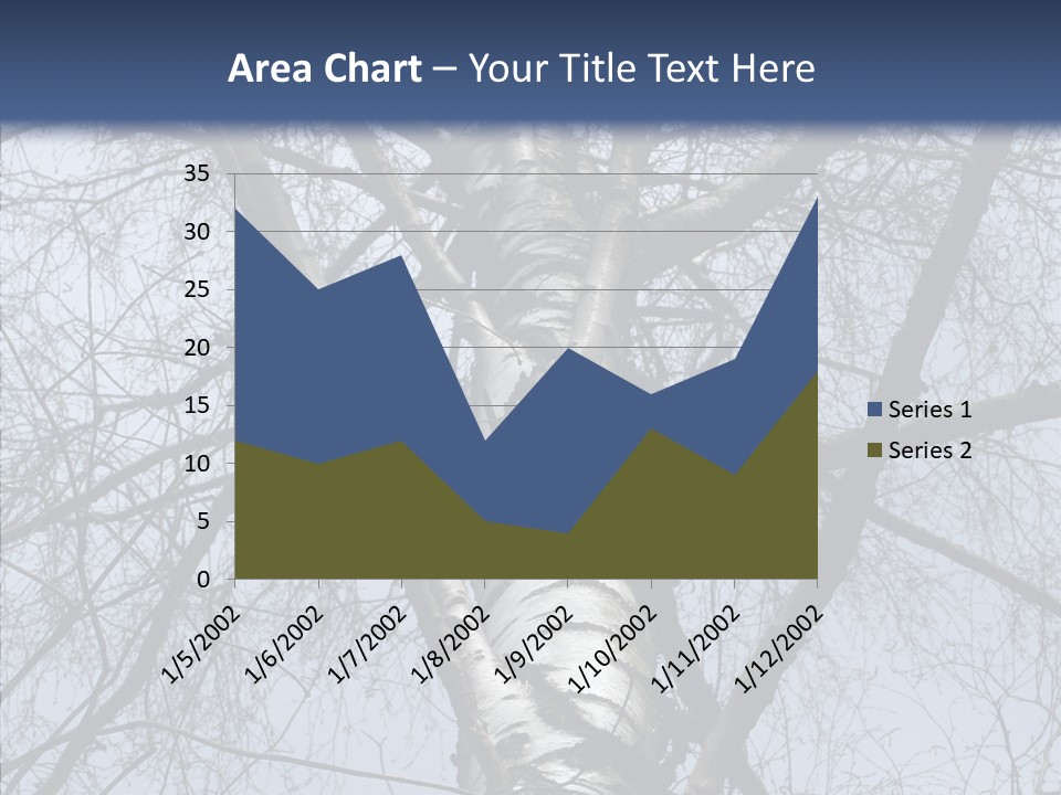 Plant Tree Black PowerPoint Template