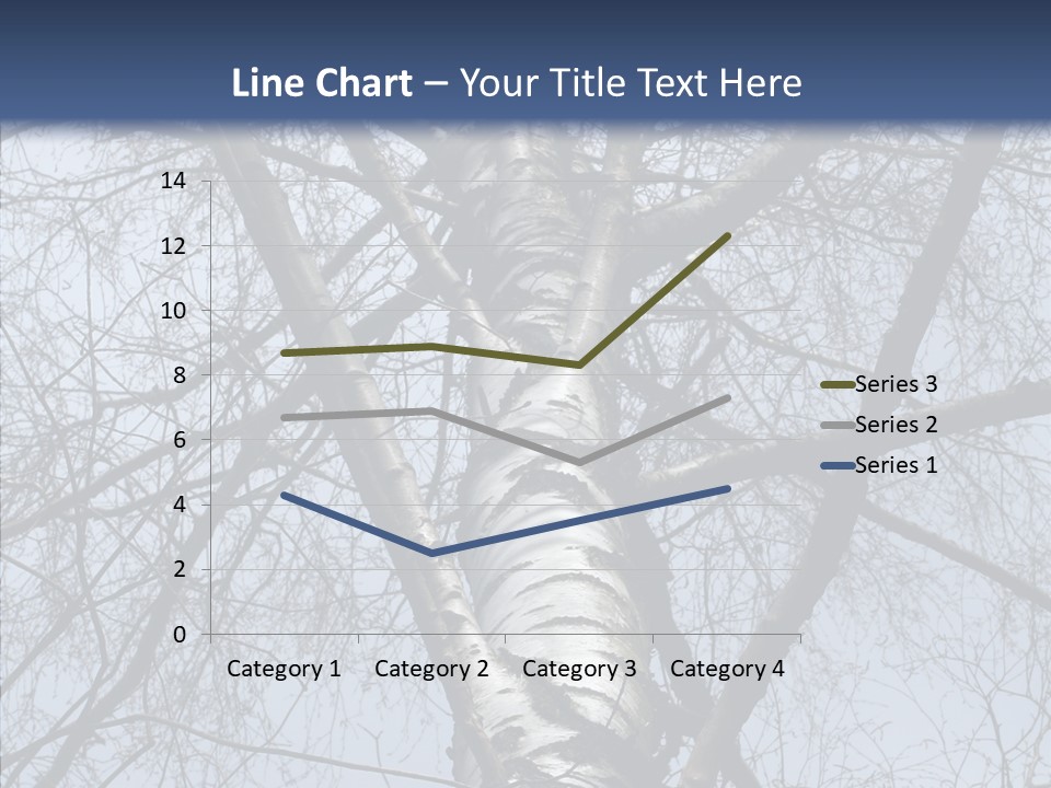 Plant Tree Black PowerPoint Template