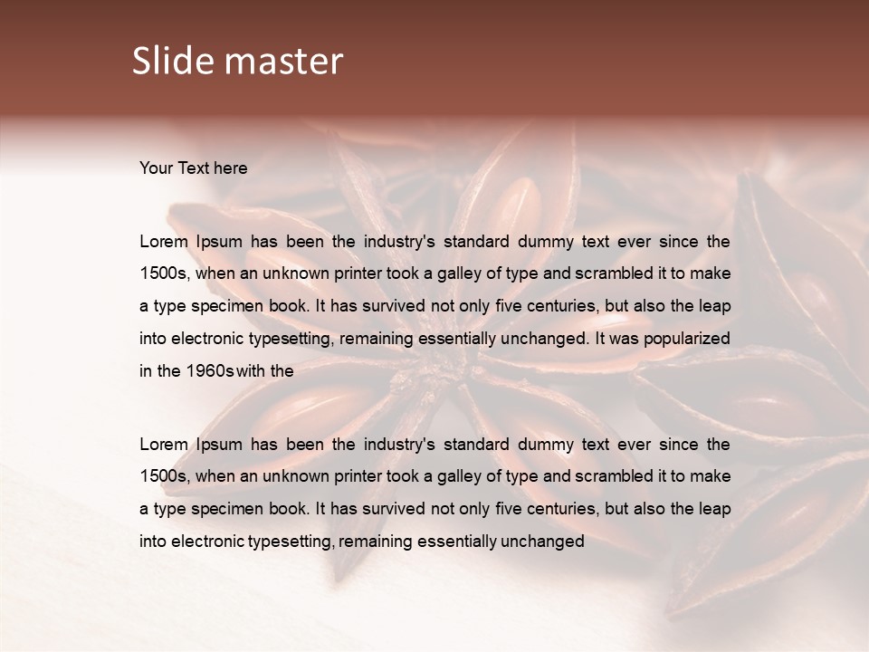 Seed Licorice Savory PowerPoint Template