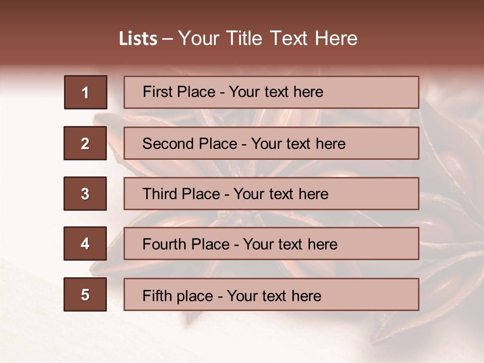 Seed Licorice Savory PowerPoint Template