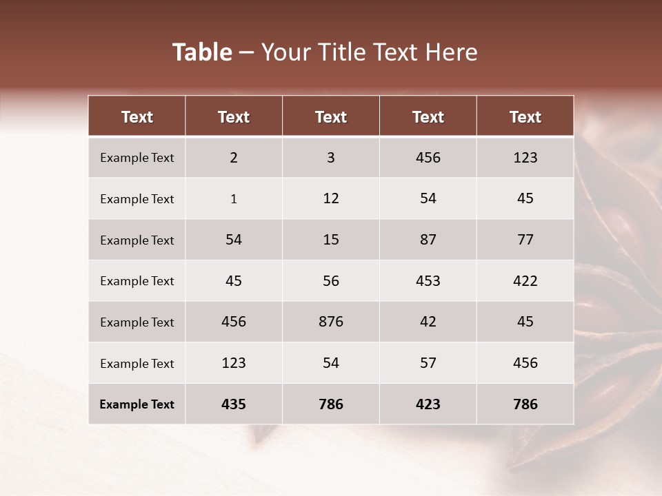 Seed Licorice Savory PowerPoint Template