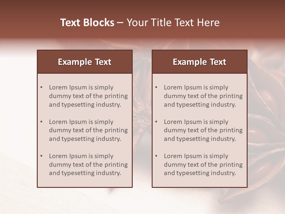 Seed Licorice Savory PowerPoint Template