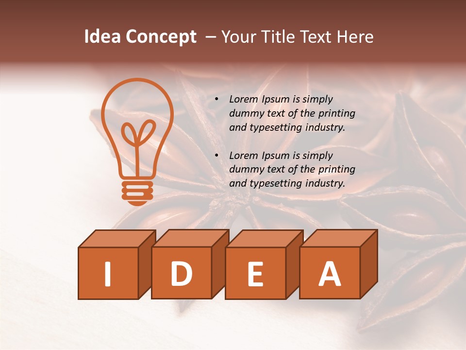 Seed Licorice Savory PowerPoint Template