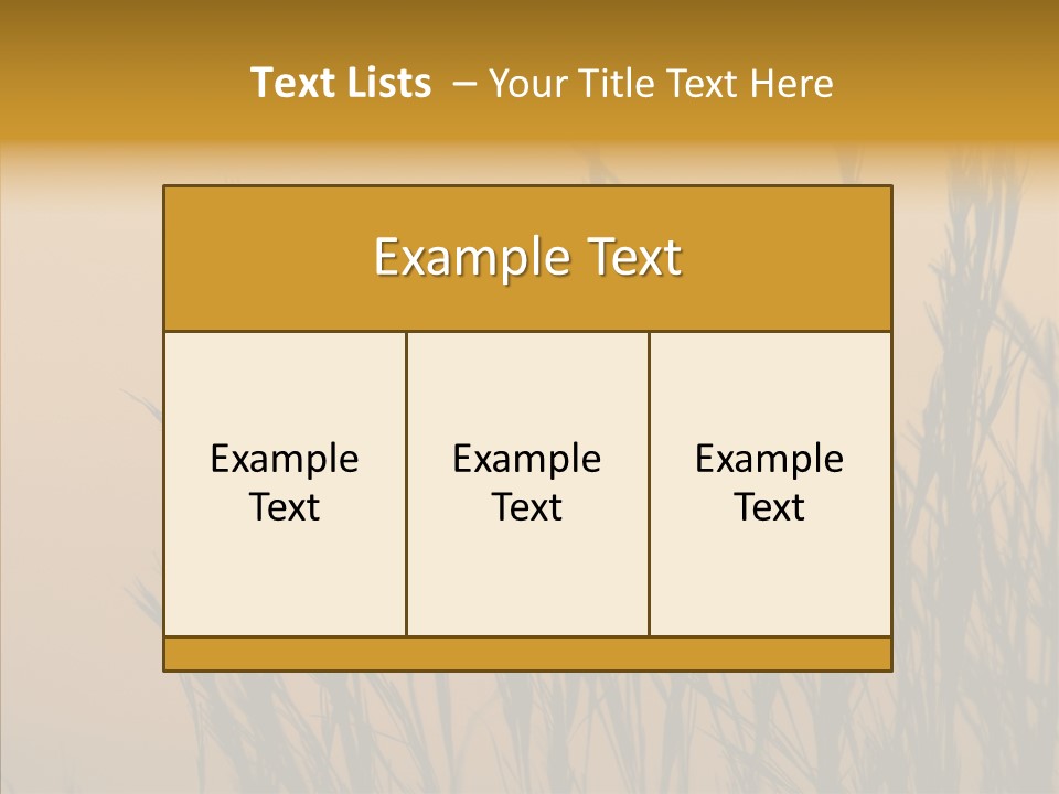 Background Sunset Savanna PowerPoint Template
