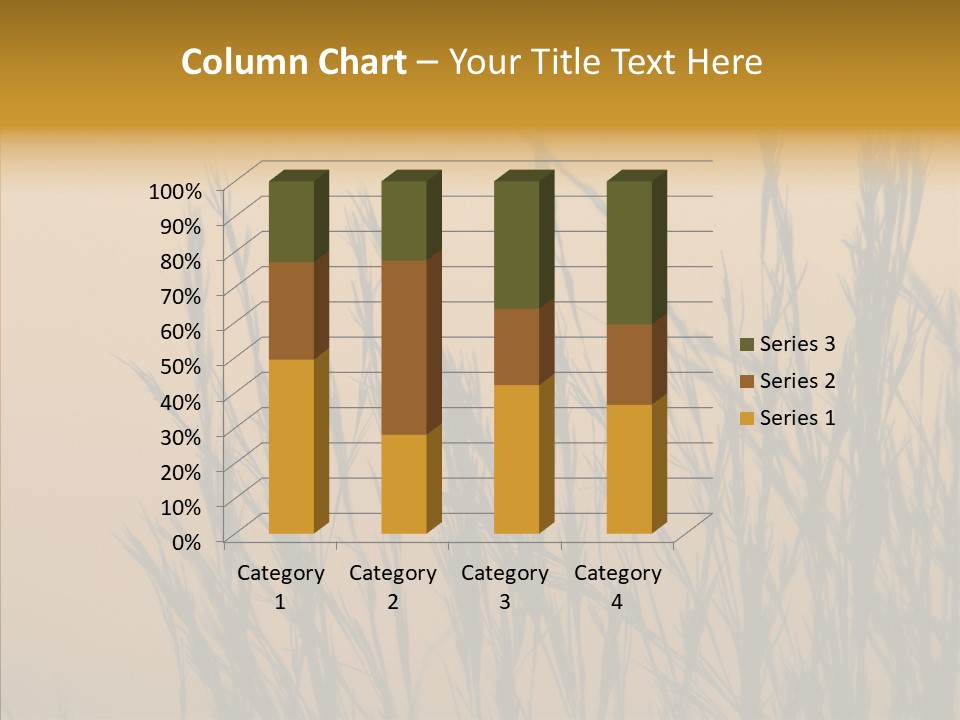 Background Sunset Savanna PowerPoint Template