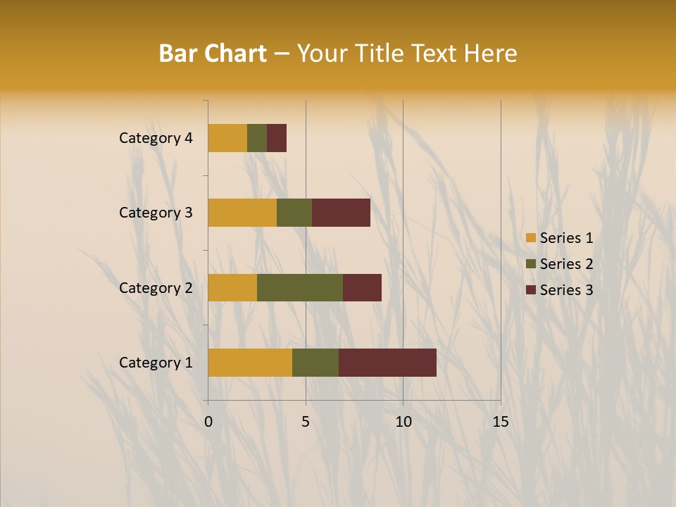Background Sunset Savanna PowerPoint Template