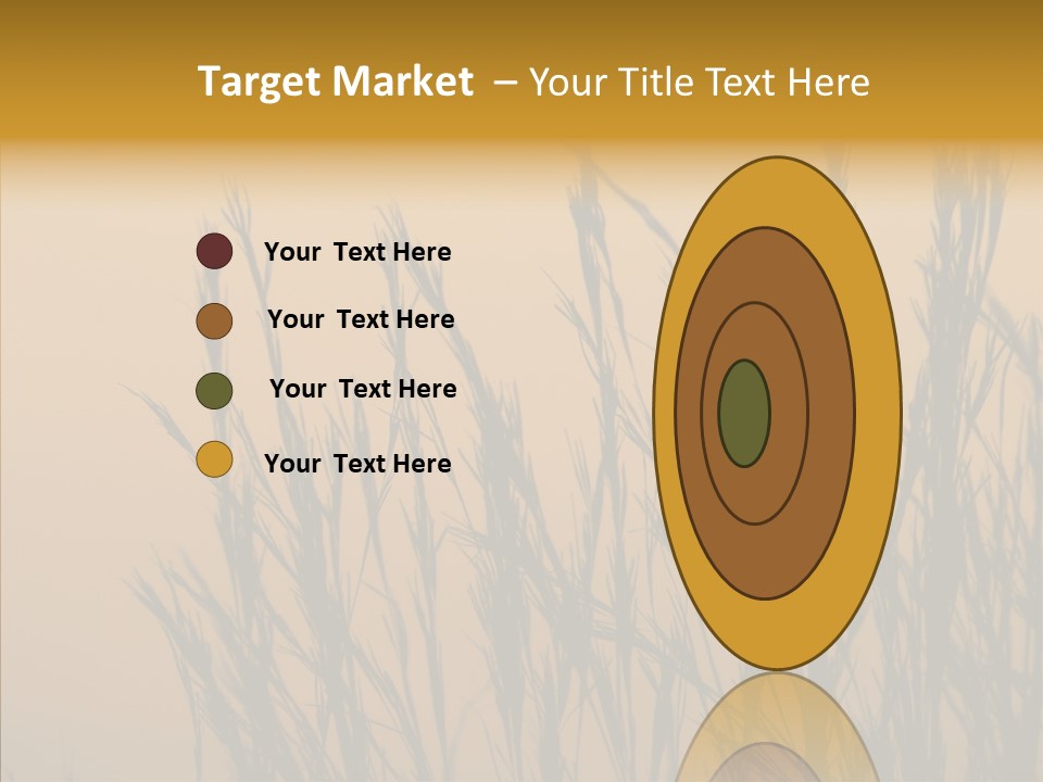 Background Sunset Savanna PowerPoint Template