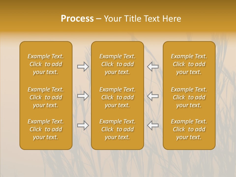 Background Sunset Savanna PowerPoint Template