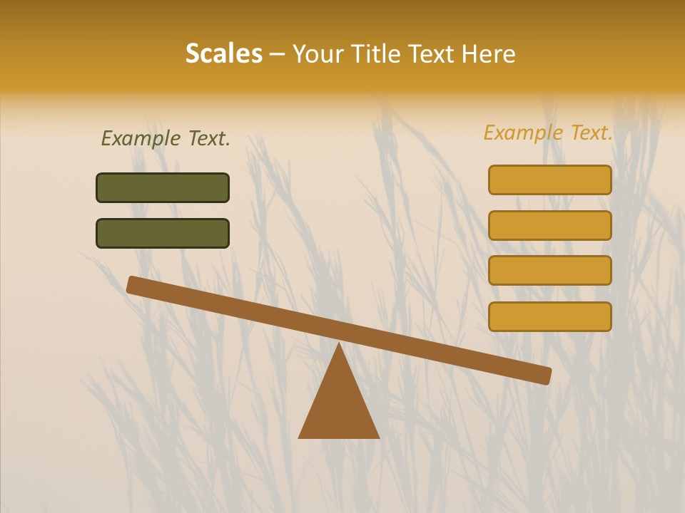 Background Sunset Savanna PowerPoint Template