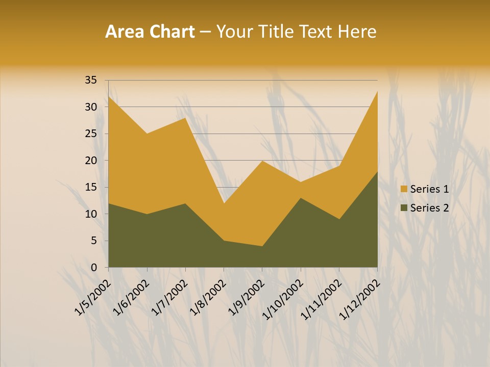 Background Sunset Savanna PowerPoint Template