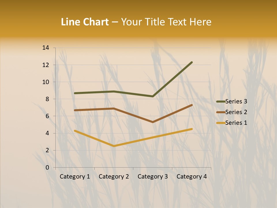 Background Sunset Savanna PowerPoint Template