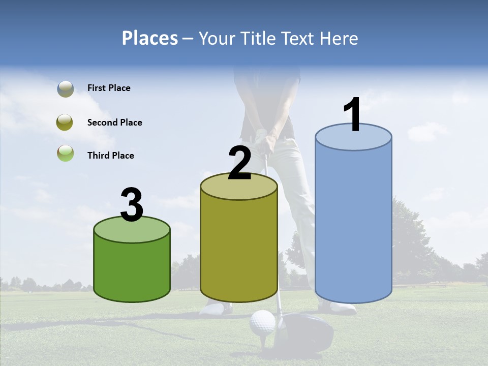 Girl Fitness Woman PowerPoint Template