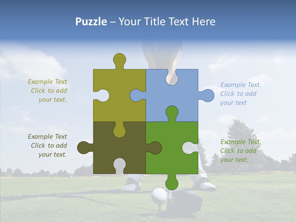 Girl Fitness Woman PowerPoint Template