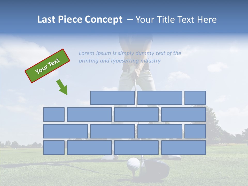 Girl Fitness Woman PowerPoint Template