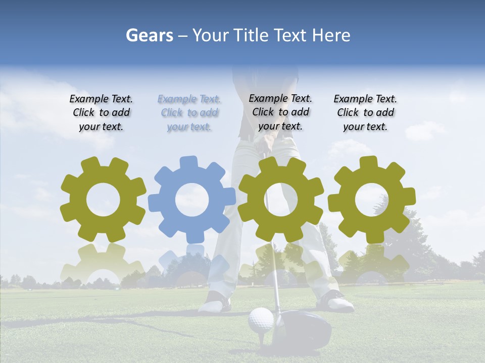 Girl Fitness Woman PowerPoint Template