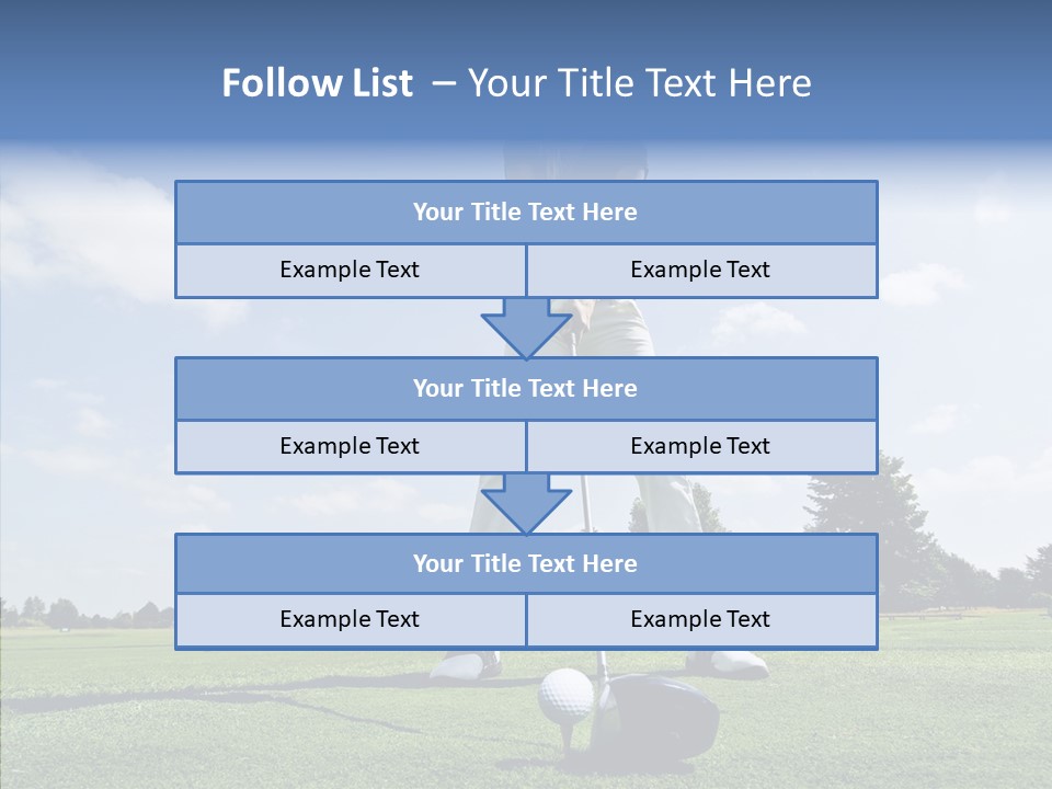 Girl Fitness Woman PowerPoint Template