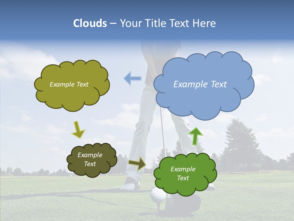 Girl Fitness Woman PowerPoint Template