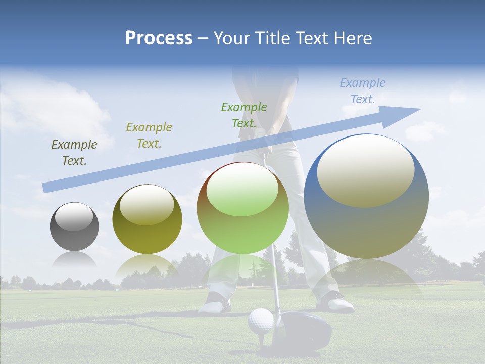 Girl Fitness Woman PowerPoint Template