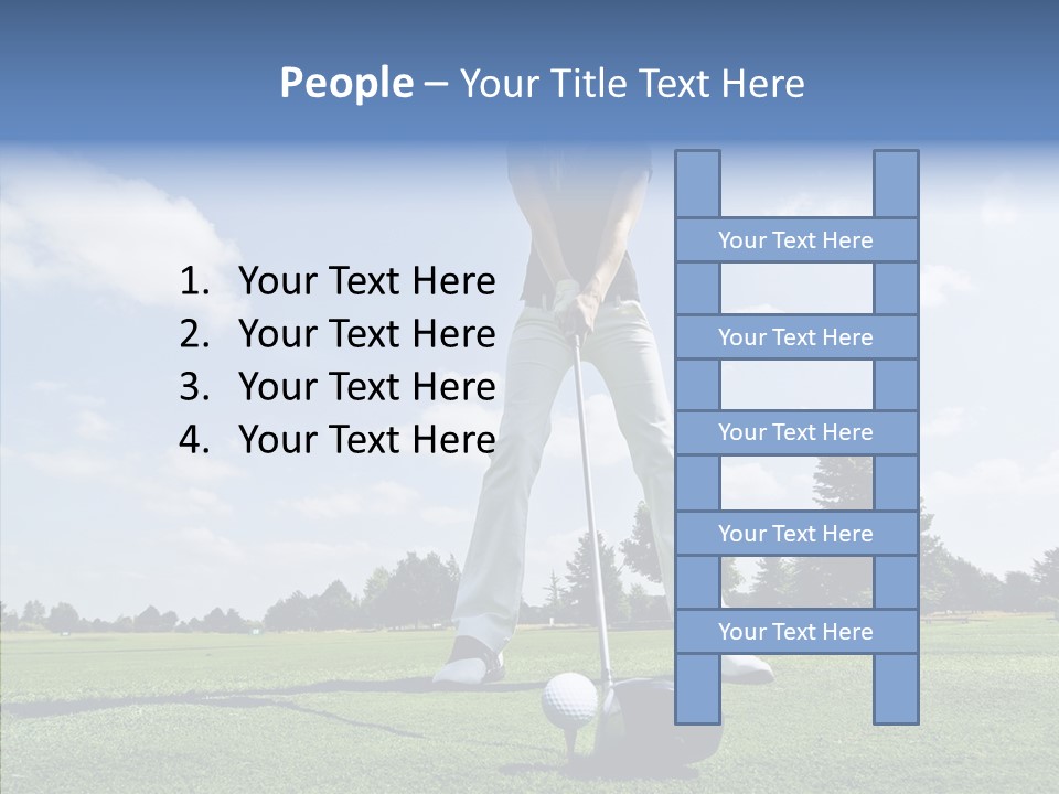 Girl Fitness Woman PowerPoint Template