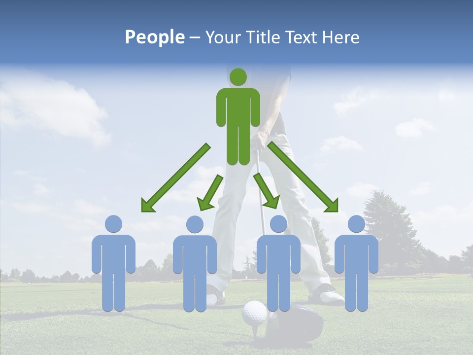 Girl Fitness Woman PowerPoint Template