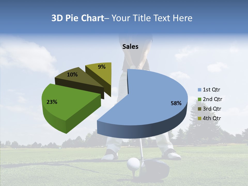 Girl Fitness Woman PowerPoint Template