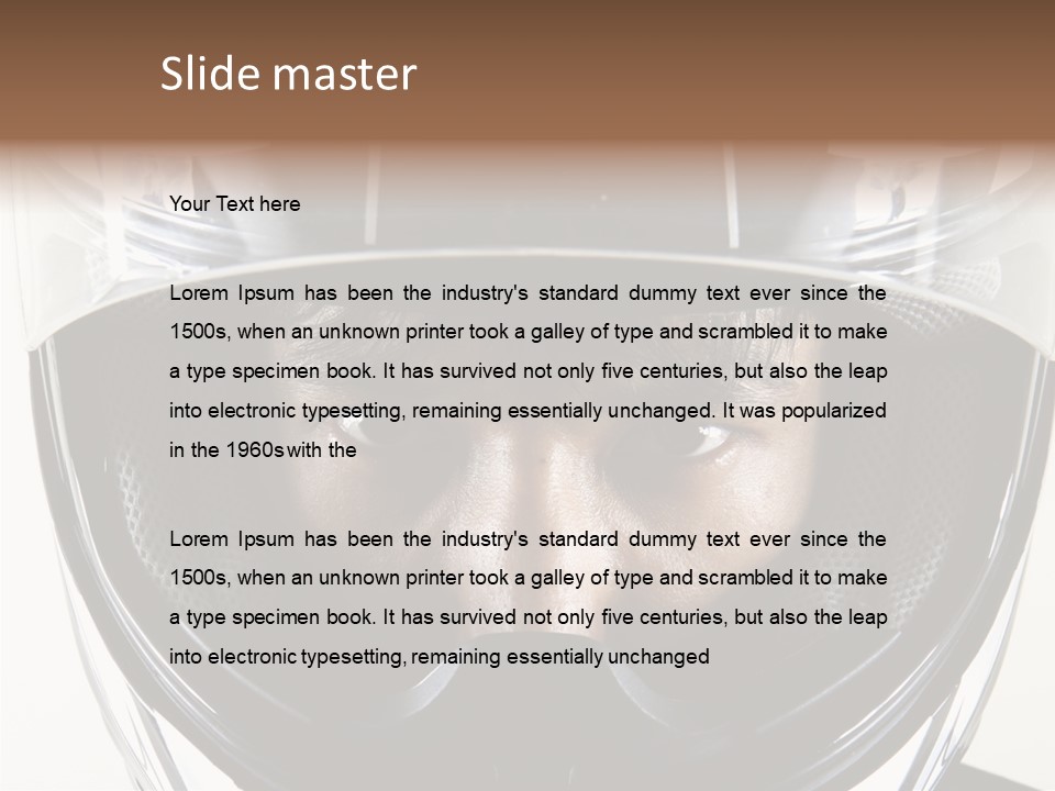 Young Mouth Bright PowerPoint Template