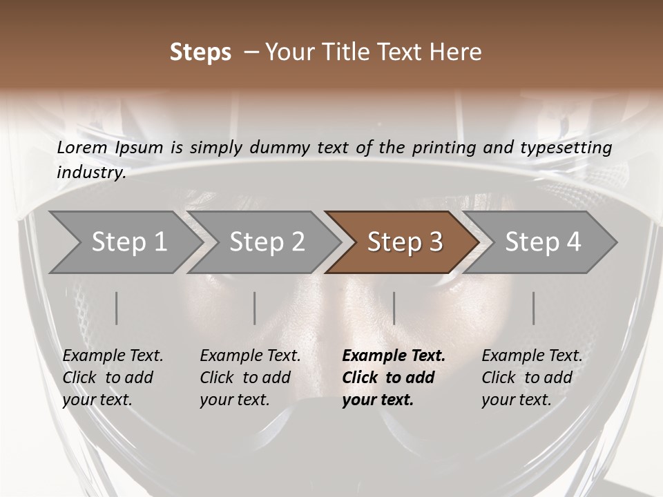Young Mouth Bright PowerPoint Template