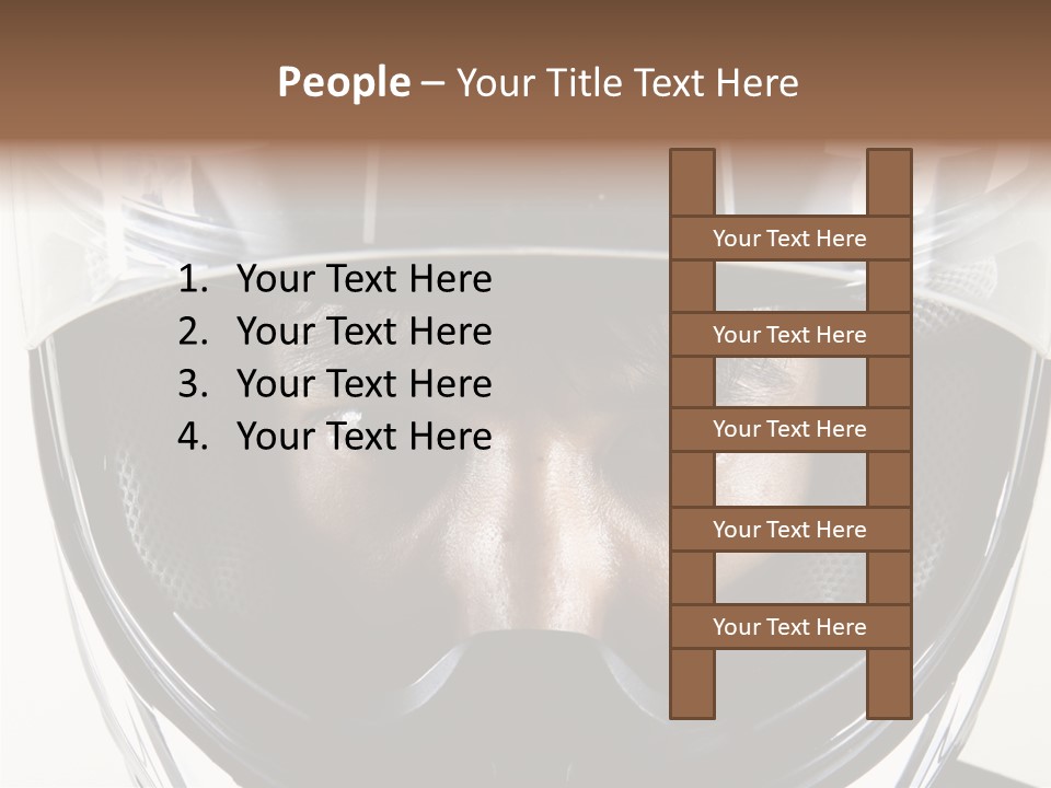 Young Mouth Bright PowerPoint Template