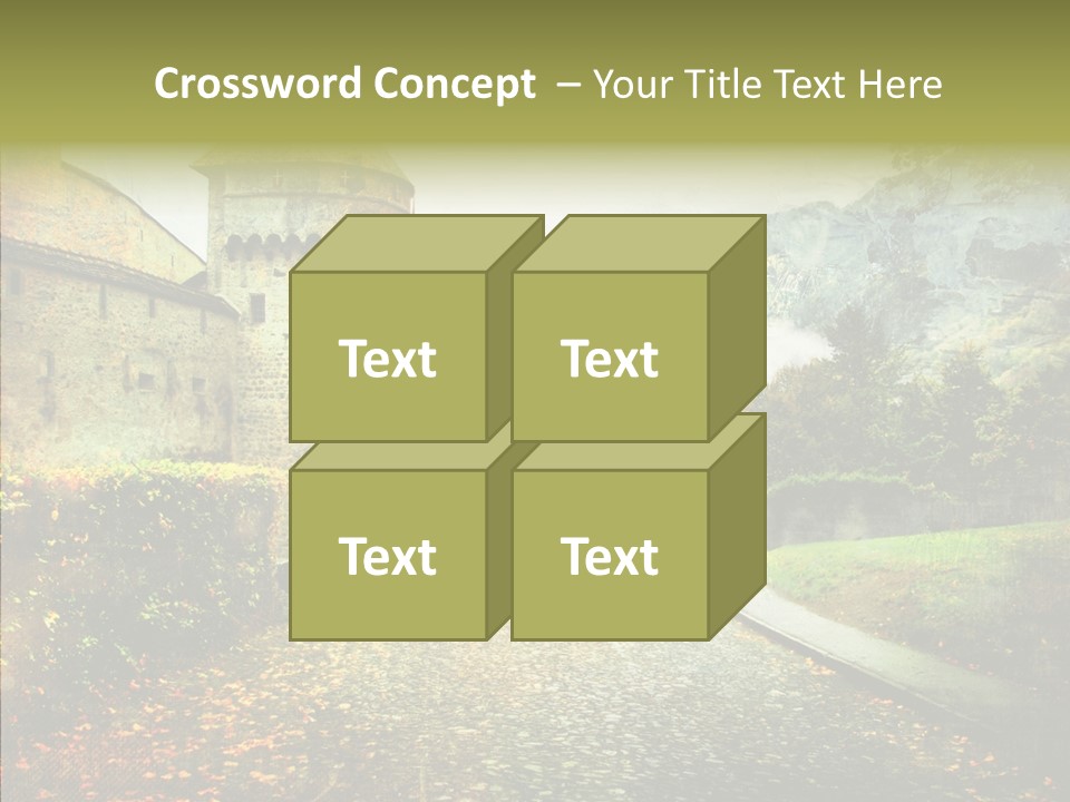 Autumn Scenery Old PowerPoint Template