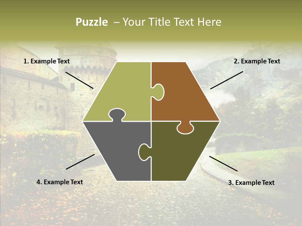 Autumn Scenery Old PowerPoint Template